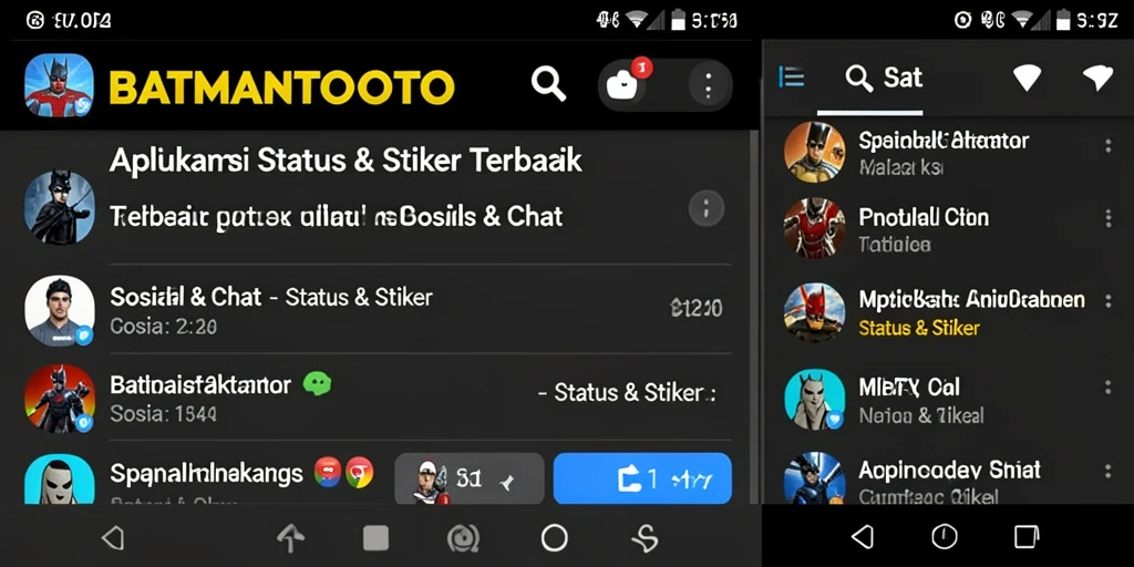 Antarmuka aplikasi BATMANTOTO yang penuh warna dan menarik.