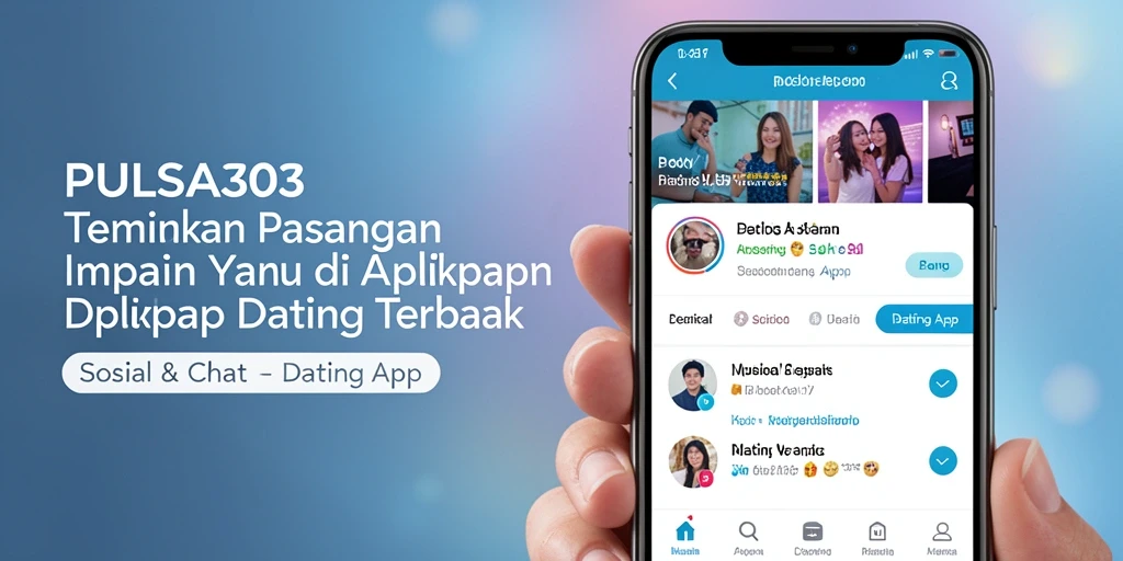 Antarmuka utama PULSA303 dengan fitur pencarian dan chatting.